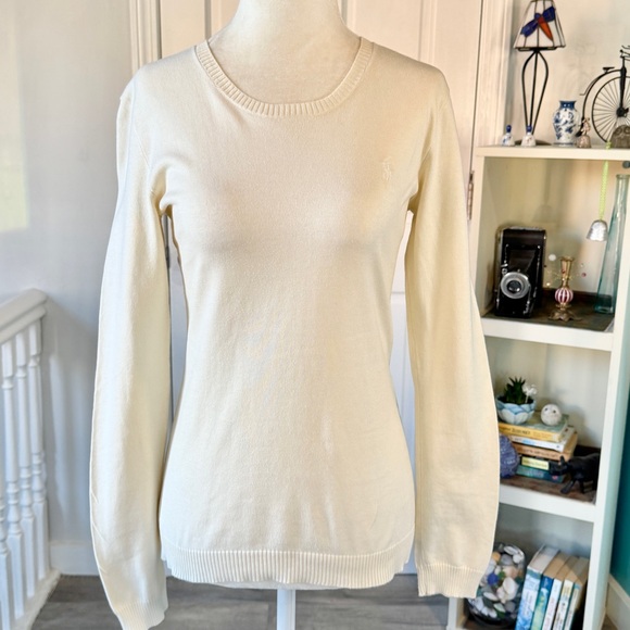 Vintage Ralph Lauren Sport 100% Pima Cotton Crew Neck Sweater (size M) - Picture 3 of 15